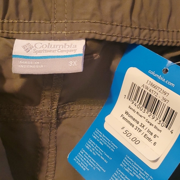 NWT Columbia Sandy River Cargo Short Multiple Size - Picture 7 of 7